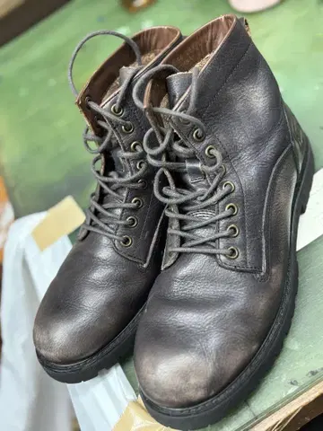 촬영용으로만 사용, 새상품급, YOSUKE 천연 가죽 부츠, 26cm