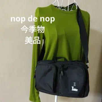 nop de nod 스완 택 블랙 숄더백/새상품급