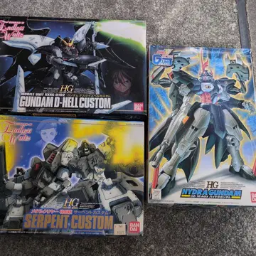 HG 건담 키트 3개 세트 건담 W 엔드리스 왈츠 포함