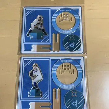 KOBE CHIBEN 이치로 고등학교 여자 선발 아크릴 스탠드 2개 세트