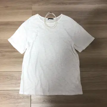 1회 착용 새상품급 띠어리 22SS perfec tee 티셔츠 화이트 S
