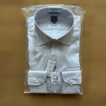 준코 시마다 와이셔츠 사이즈 M 39-82 다리미 필요 없음 와이드 칼라