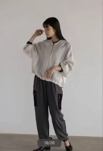 야마다야 라디에이트 드로스트 디자인 시어 블루종