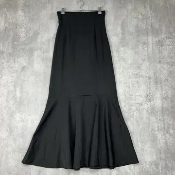 Louere 루에레 롱 타이트 머메이드 스커트 블랙 블랙