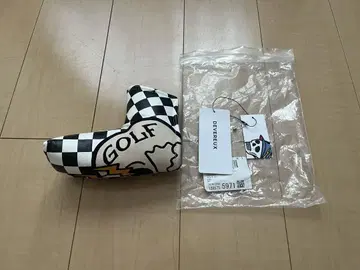 DEVEREUX 데버루 퍼터용 골프헤드커버 체크 무늬 깃발