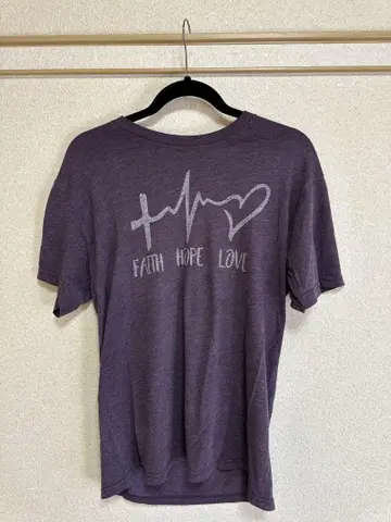 NEXT LEVEL FAITH HOPE LOVE 티셔츠 M