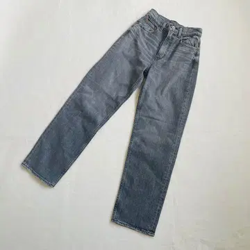 MOUSSY 데님 팬츠 스트레이트 블랙