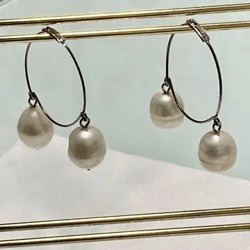 질 샌더 SOFT EARRINGS 4 펄 귀찌 SV925