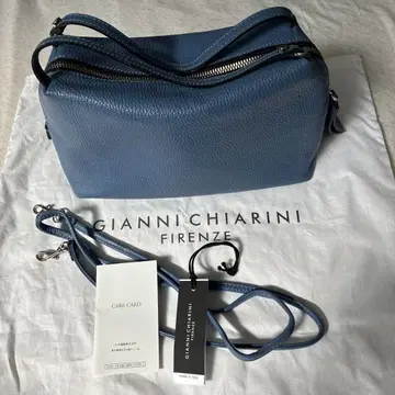 GIANNI CHIARINI 블루 가죽 백