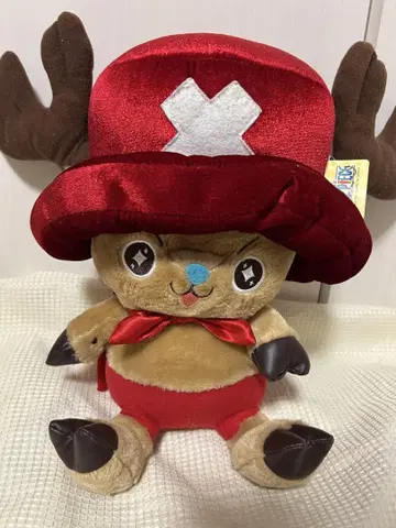 원피스 초파 봉제 인형 빨간색