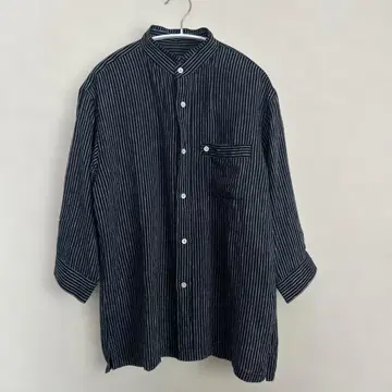 YAMATOYA 린넨 7부 셔츠 일본제