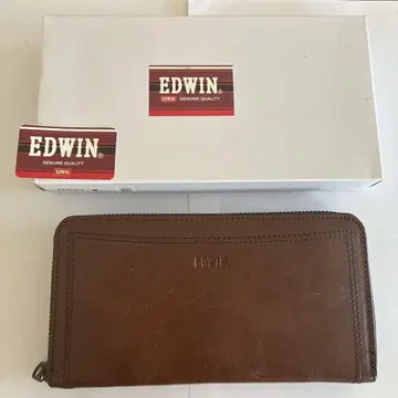 EDWIN 소가죽 장지갑