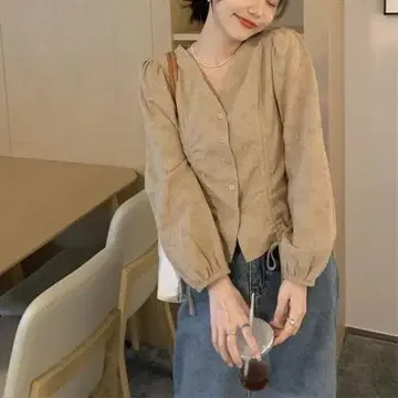 여성용 퍼프 슬리브 오프숄더 블라우스 화이트 화이트