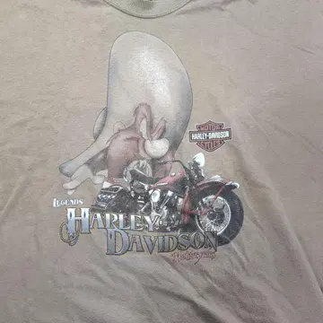 Harley-Davidson 2XL 양면 프린트 티셔츠
