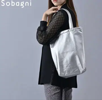 Sobagni 소바니 공식  넉넉한 토트백 실버