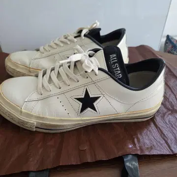 CONVERSE 컨버스 원스타 가죽 스니커즈 화이트 천연 가죽 일본제