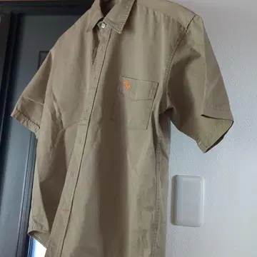 아베크롬비 & 피치 반팔 셔츠 L 베이지