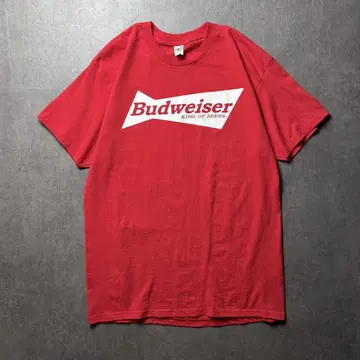 멕시코제 Budweiser 맥주 기업계 아메카지 레트로 빨간색 L