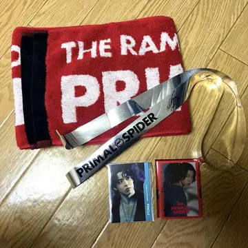 THE RAMPAGE 머플러 타월 실버 테이프 포토 카드