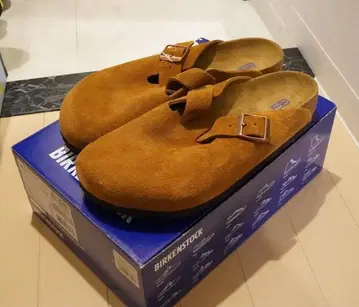 BIRKENSTOCK 보스턴 브라운 스웨이드 42