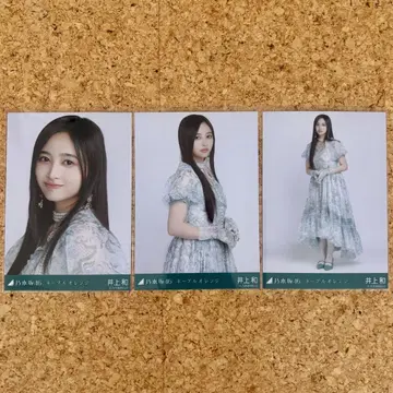 노기자카46 이노우에 카즈 브로마이드 네이블 오렌지 컴프