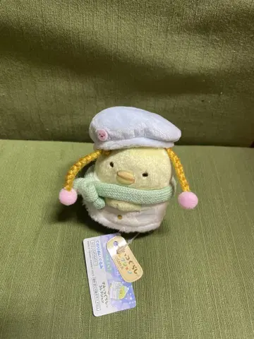스미코구라시 테노리 봉제 인형 펭귄? 머플러 베레모
