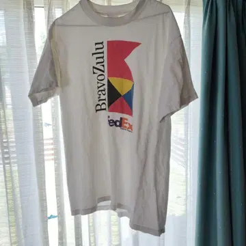 BravoZulu FedEx 티셔츠 M 구제 의류 기업 90