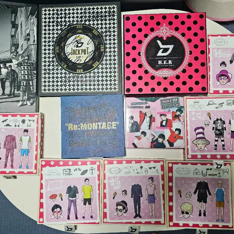 Block B album signature photobook album Huer Jackpot
