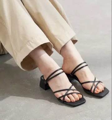 루타론 3.5cm 스퀘어 2WAY 샌들