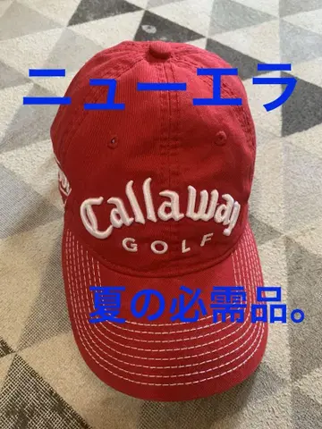 캘러웨이 HX TOUR 캡 레드. 뉴에라.