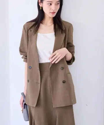 VIS 미 easy 린넨 라이크 릴랙스 자켓