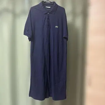 라코스테 네이비 폴로 셔츠 원피스 38