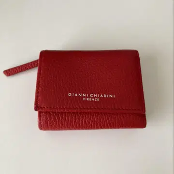 GIANNI CHIARINI 3단 폴더형 지갑 레드