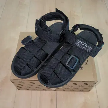 SHAKA 여성용 샌들 블랙 22cm