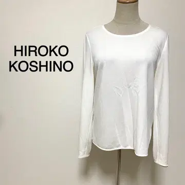 HIROKO KOSHINO 화이트칼라 티셔츠