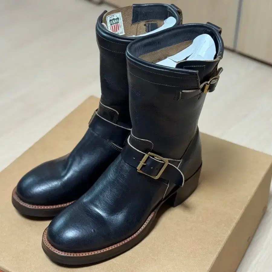 Rrl Black Leather Engineer Boots Ralph Lauren Engineer Boots Outlet