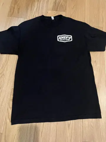 JOKER'S SKATE SHOP 블랙 티셔츠 L 사이즈