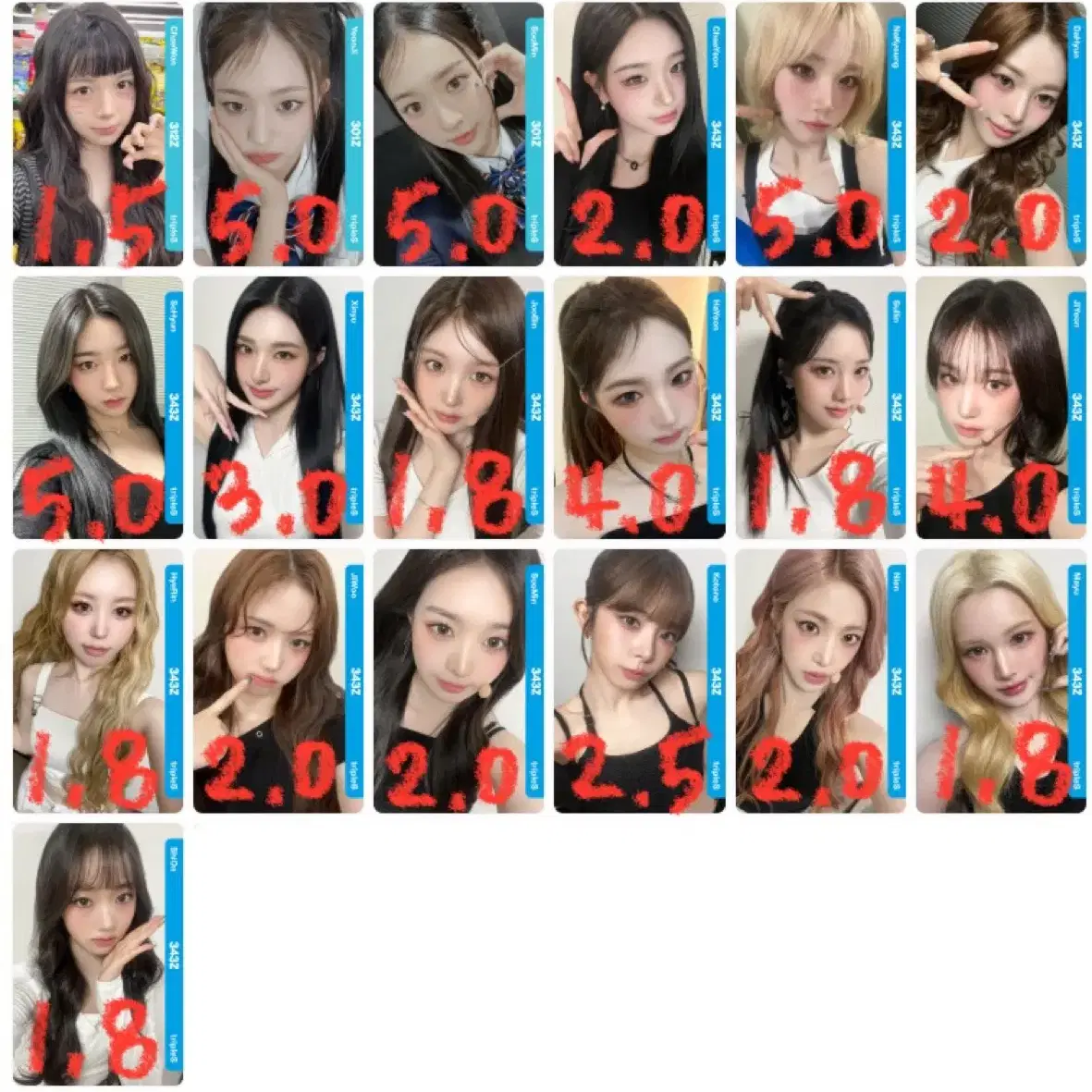 tripleS AAA ヘリン Objekt A210a Shop Triples on Bunjang Global Site - No more Korean account!