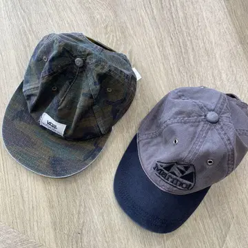 VANS 마모트 CAP USED 2개 세트 구김이 없는 완벽한 상태