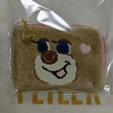 페이러 드업 테디 걸 파우치 L자형 미사용 새상품