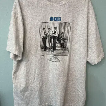THE BEATLES 비틀즈 사진 프린트 티셔츠 포토 T