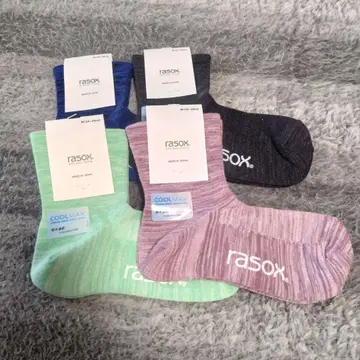 rasox COOLMAX 삭스 4색 세트 M:24-26cm