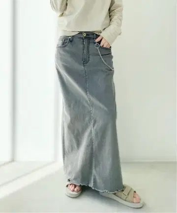 라빠르망 GOOD GRIEF 데님 롱 스커트 S