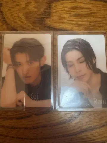 SnowMan  엿보기 카드  라울 & 무카이 코지
