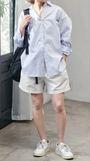Spick & Span P/Ny 발수 벨트 숏 팬츠