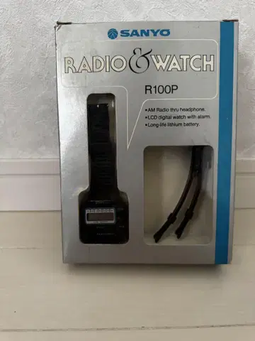 SANYO R100P 라디오 및 워치