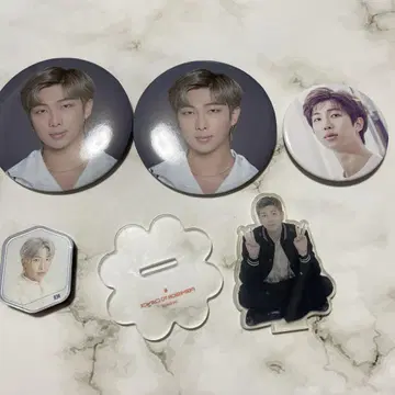 BTS RM 남준 라키드로 캔뱃지 아크릴 스탠드 마그넷