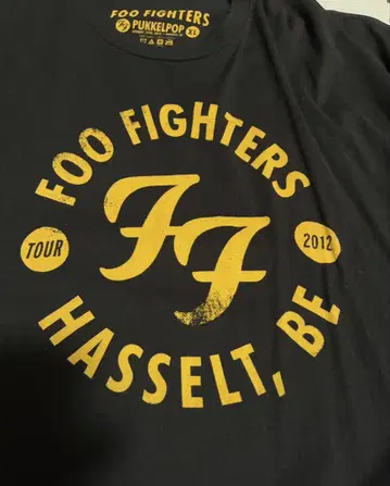 일본 공연 결정! Foo Fighters 2012년 티셔츠 XL 사이즈