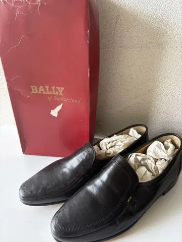 미사용 새상품 BALLY TIRANO II-00 블랙 9.5 D