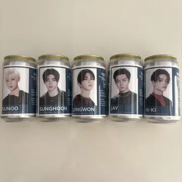 ENHYPEN 레몬 스쿼시 5캔 라벨만